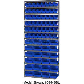 Global Industrial 603445bl Steel Shelving With 60 4 H Plastic