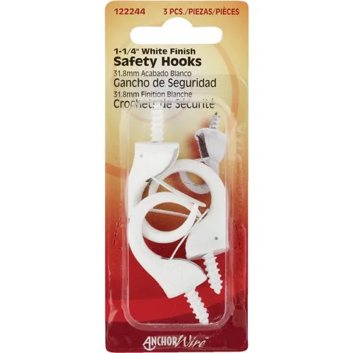 122242 Hillman Anchor Wire 1-1-/4 In. Safety Hook