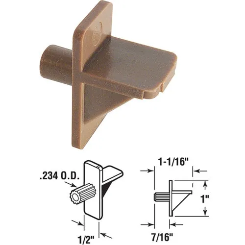 U 9255N SLIDE-CO Styrene Shelf Support
