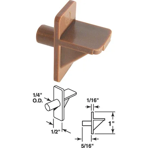 U 10136 Prime-Line Plastic Shelf Support