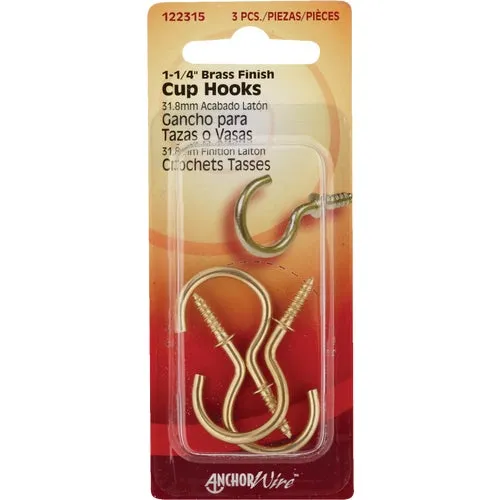 122322 Hillman Anchor Wire Large Cup Hook