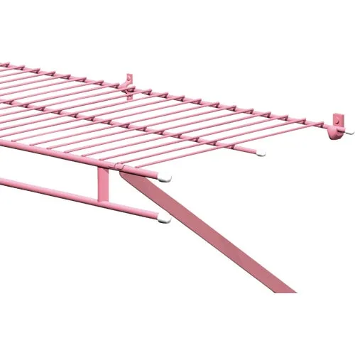101600 Closetmaid White Wire Shelving End Cap