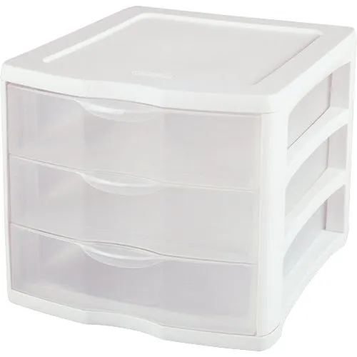 17918004 Sterilite ClearView 3-Drawer Storage Unit