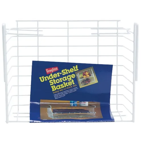 40600 Grayline Undershelf Storage Basket