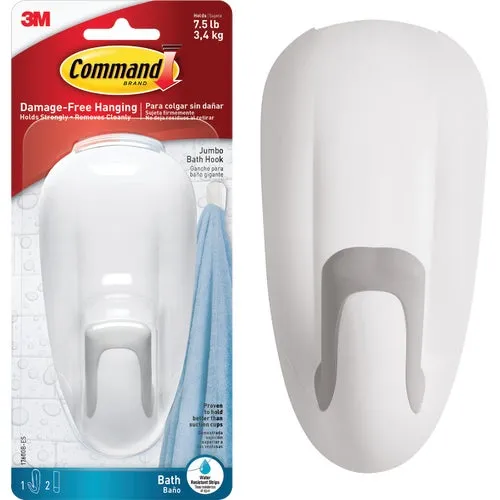 17600B-ES 3M Command Bath Adhesive Hook