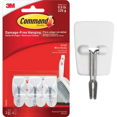 17067CLR-9ES 3M Command Wire Adhesive Hook