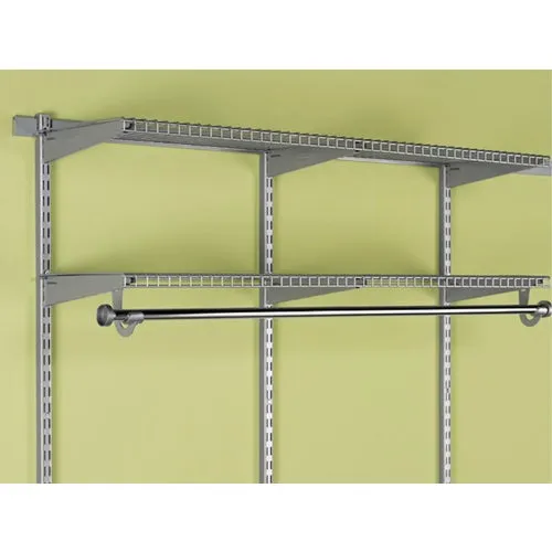 FG3H9200TITNM Rubbermaid Configurations 2-Shelf Kit with Clothes Rod