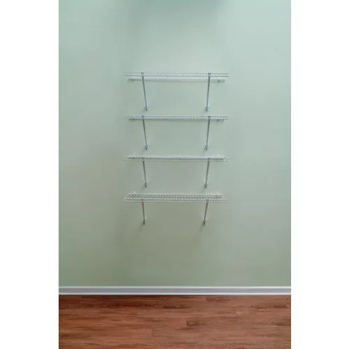 2126894 Rubbermaid 4-Shelf Linen Closet Shelf Kit