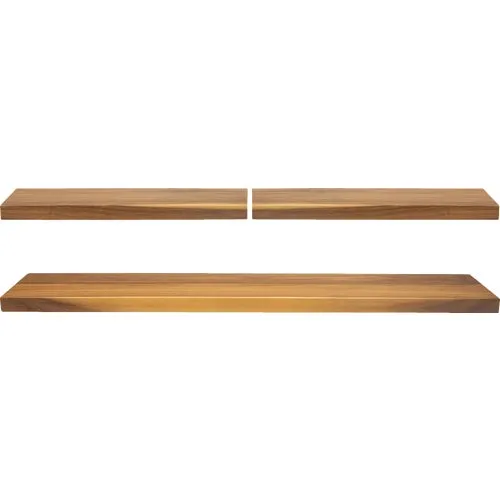 83209 CenterPointe Acacia Floating Shelves Set