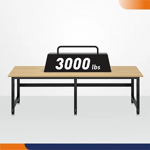 WB5B-72RB 72" x 36" 6-Leg Heavy Duty Packing Table - Rubber Wood WB5B-72RB , 6-Leg, Heavy Duty, Packing Table, Rubber Wood